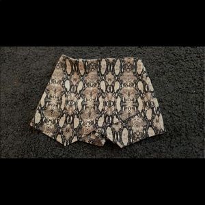 Snake Skin skirt (shorts back)